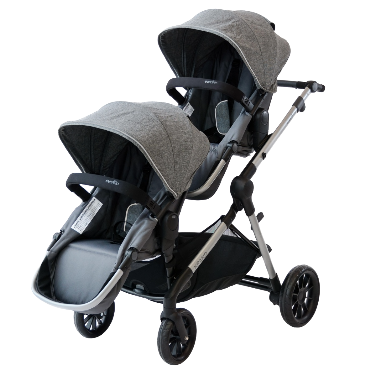 Baby gear double outlet stroller